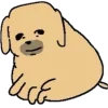 Эмодзи Nudaeng dog