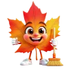 Эмодзи Осенний шрифт HD