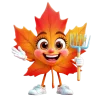 Эмодзи Осенний шрифт HD