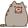 Эмодзи pusheen ‧₊﹢ٯ౿