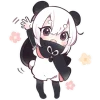 Эмодзи Панда тян