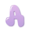 Эмодзи Pastel purple font