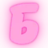 Эмодзи Розовый неон