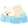 Эмодзи Полярный медведь