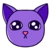 purple cat