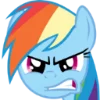 Эмодзи Rainbow Dash MLP