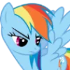 Эмодзи Rainbow Dash MLP