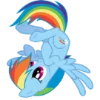 Эмодзи Rainbow Dash MLP