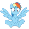 Эмодзи Rainbow Dash MLP