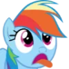 Эмодзи Rainbow Dash MLP