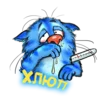 Эмодзи Rinas Blue Cats