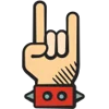Эмодзи Rock