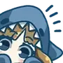 Эмодзи SHARK GIRL