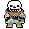 Эмодзи Undertale AU characters pixel