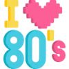 Эмодзи Шрифт 80е