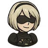 Эмодзи 2B Nier Automata