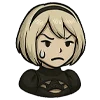 Эмодзи 2B Nier Automata
