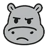 Эмодзи Бегемот