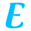 Эмодзи Голубой шрифт