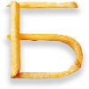 Эмодзи Картошка фри Шрифт