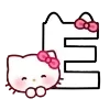 Эмодзи Hello Kitty Font