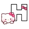 Эмодзи Hello Kitty Font
