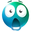 Эмодзи Turquoise Face