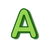 Зеленый шрифт