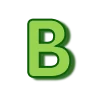 Эмодзи Зеленый шрифт