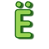 Эмодзи Зеленый шрифт