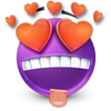 Эмодзи Purple Face