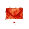 Эмодзи Watercolor red