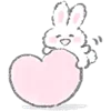 Эмодзи White Bunny Emoji