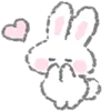 Эмодзи White Bunny Emoji
