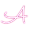 white pink love letters