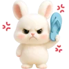 Эмодзи Пушистый кролик