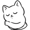 Эмодзи white cat