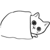 Эмодзи white cat