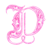 Эмодзи Pink Glitter Alphabet