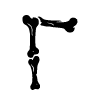 Эмодзи bones font