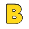 Эмодзи Желтый шрифт