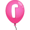 Эмодзи balloons font