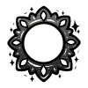 Эмодзи black doodle