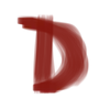 Эмодзи Красный шрифт