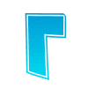 Эмодзи Голубой шрифт