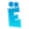 Эмодзи Голубой шрифт