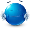 Эмодзи Blue Face