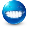 Эмодзи Blue Face