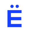 Эмодзи blue font