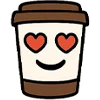 Эмодзи Кофе с эмоциями